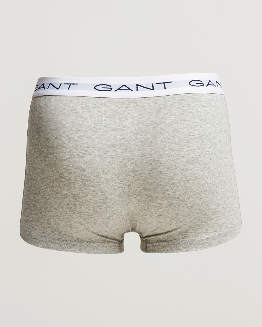 Herre | Undertøy | GANT | 3-Pack Trunk Boxer White/Black/Grey Melange