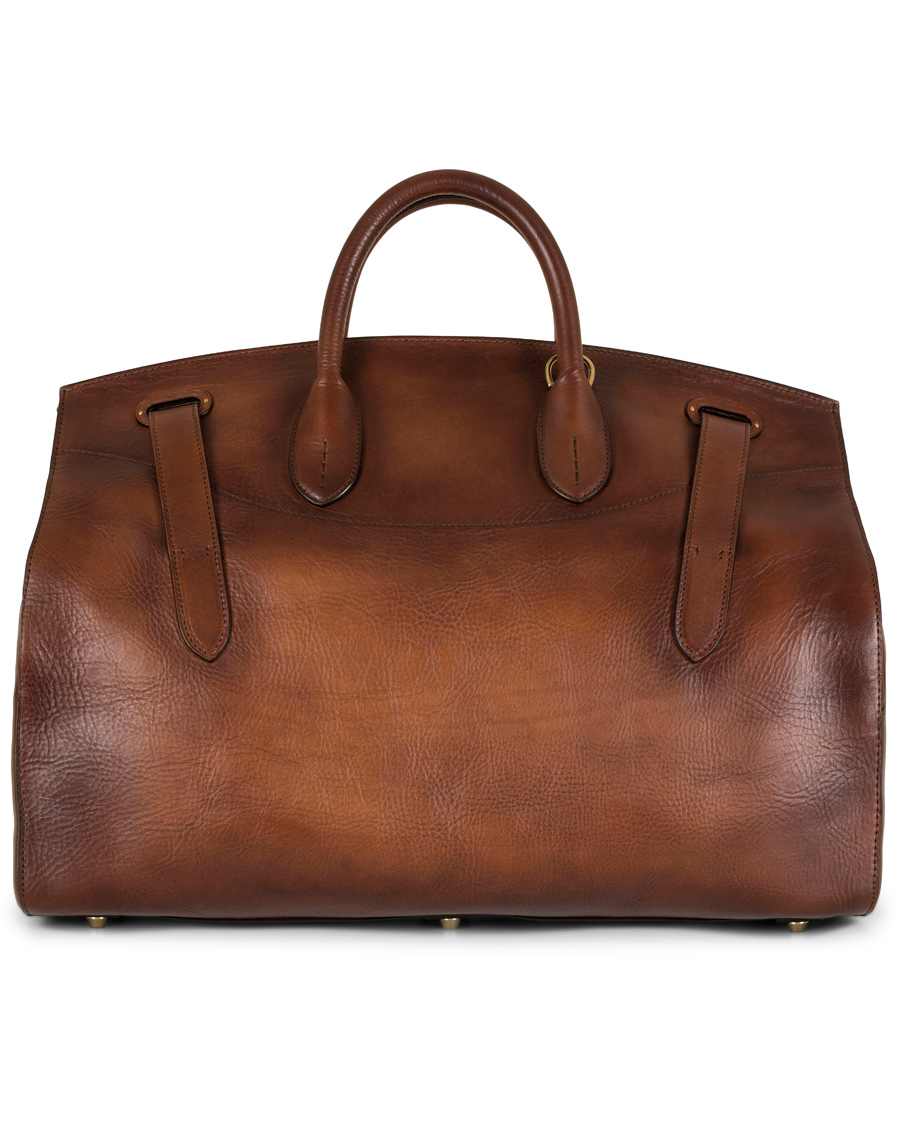 Herre | Ralph Lauren Purple Label Soft Cooper Weekend Bag Brown Vintage Vacchetta | Ralph Lauren Purple Label | Soft Cooper Weekend Bag Brown Vintage Vacchetta