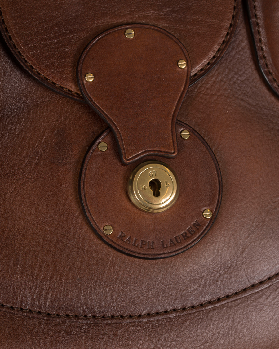 Herre | Ralph Lauren Purple Label Soft Cooper Weekend Bag Brown Vintage Vacchetta | Ralph Lauren Purple Label | Soft Cooper Weekend Bag Brown Vintage Vacchetta