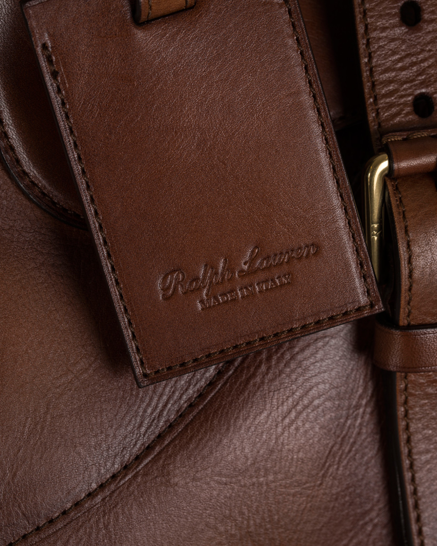 Herre | Ralph Lauren Purple Label Soft Cooper Weekend Bag Brown Vintage Vacchetta | Ralph Lauren Purple Label | Soft Cooper Weekend Bag Brown Vintage Vacchetta
