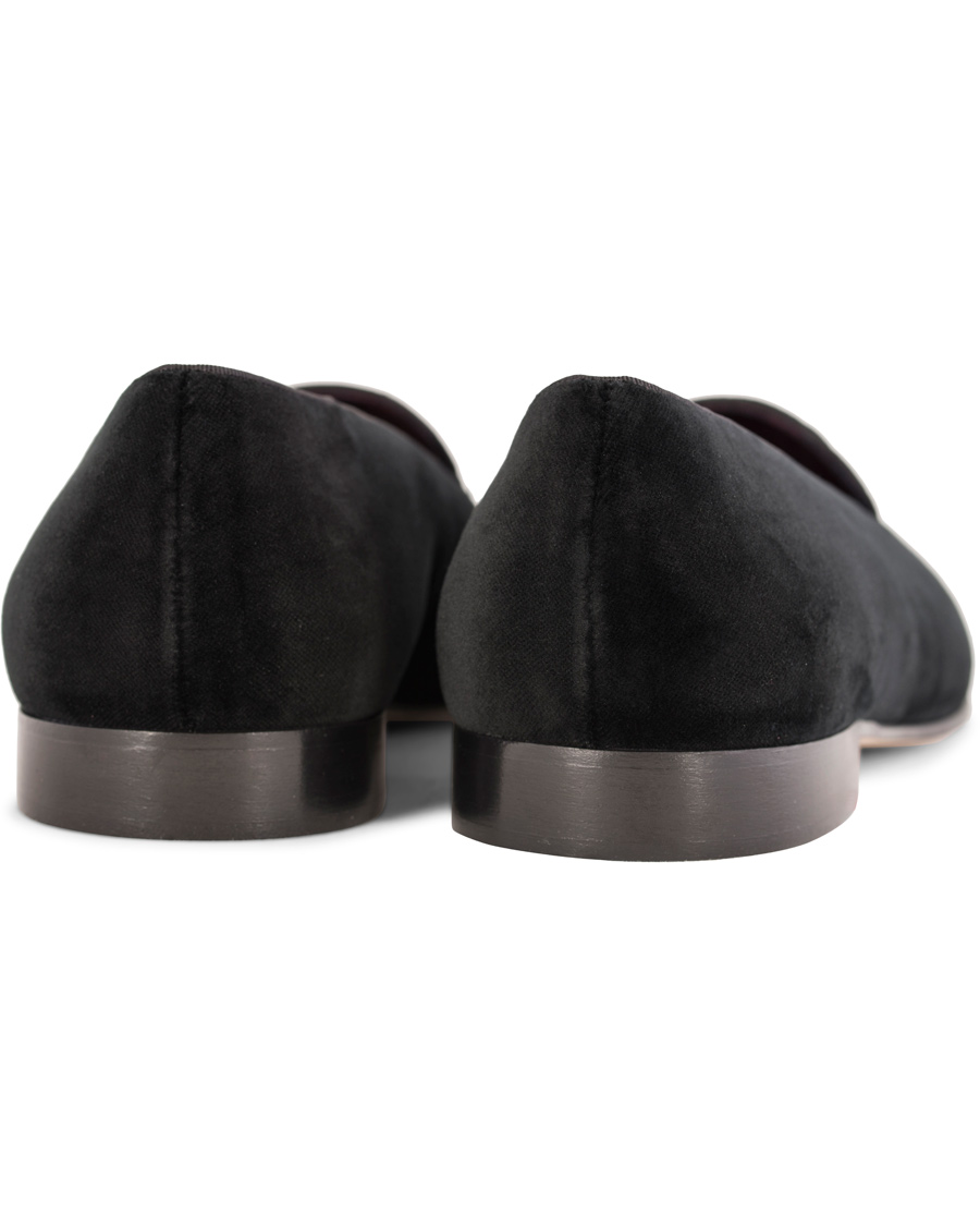 Herre | Ralph Lauren Purple Label Collis Novelty Slippers Floral Jacquard Black | Ralph Lauren Purple Label | Collis Novelty Slippers Floral Jacquard Black