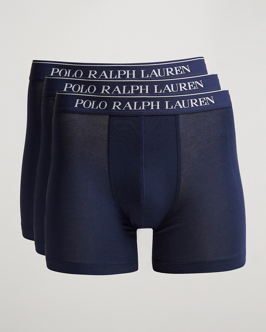 Herre | Boksershorts | Polo Ralph Lauren | 3-Pack Boxer Brief Navy