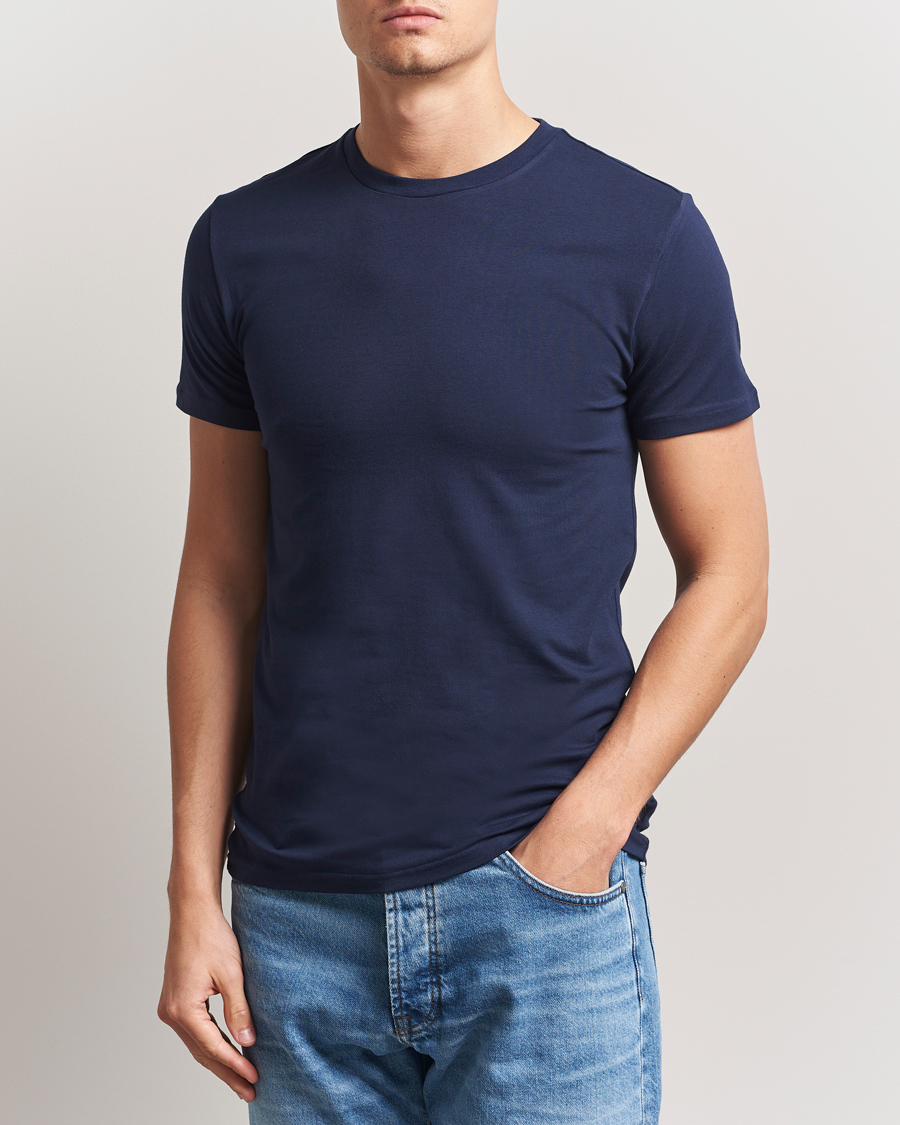 Herre | T-Shirts | Polo Ralph Lauren | 2-Pack Cotton Stretch T-Shirt Cruise Navy