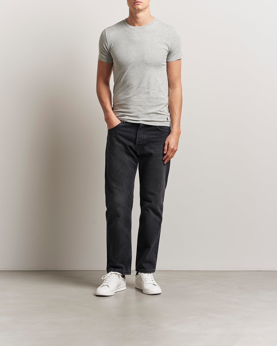 Herre | T-Shirts | Polo Ralph Lauren | 2-Pack Cotton Stretch T-Shirt Andover Heather