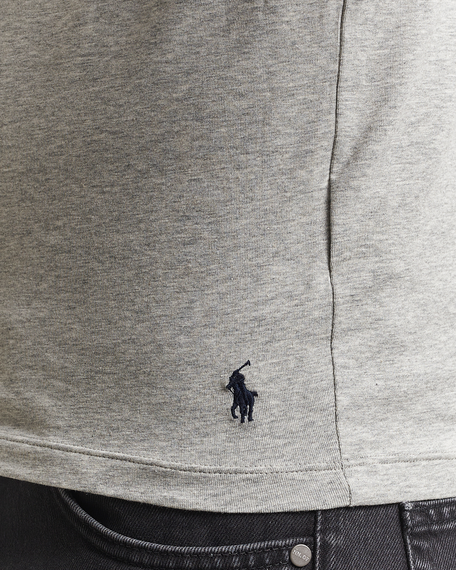 Herre | T-Shirts | Polo Ralph Lauren | 2-Pack Cotton Stretch T-Shirt Andover Heather
