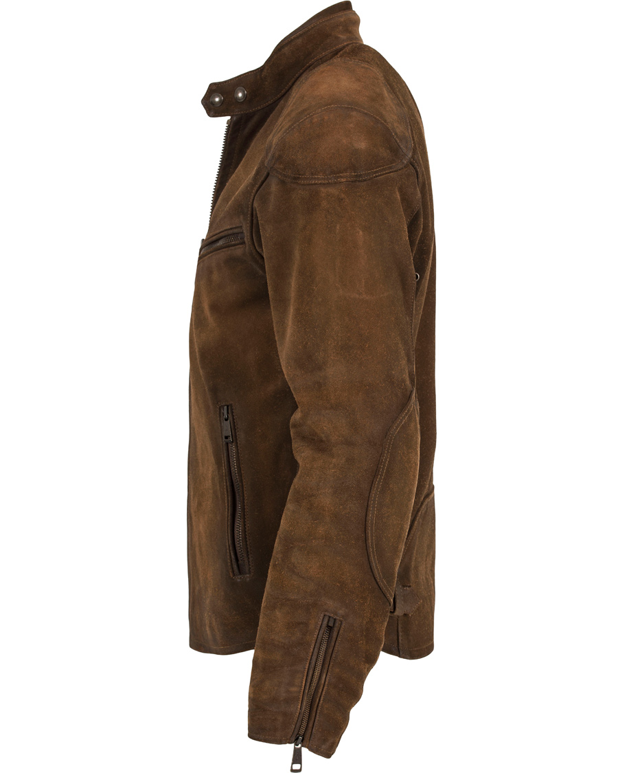 Herre | Jakker | Polo Ralph Lauren | Cafe Racer Suede Jacket Smith Brown
