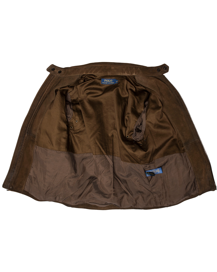Herre | Jakker | Polo Ralph Lauren | Cafe Racer Suede Jacket Smith Brown