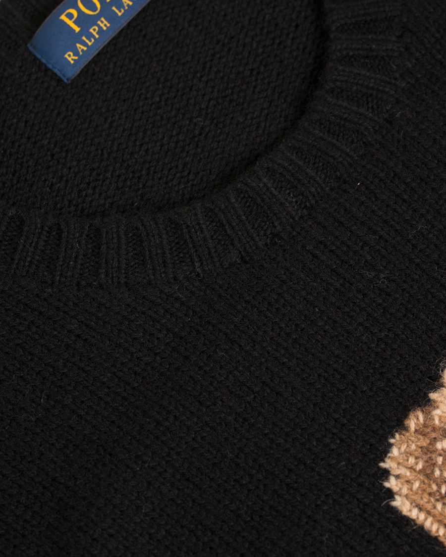 Herre | Gensere | Polo Ralph Lauren | Bear Tuxedo Knitted Sweater Black