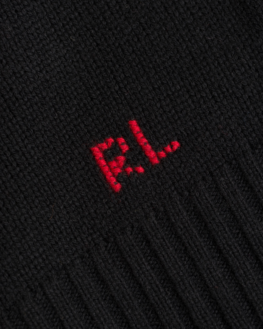 Herre | Gensere | Polo Ralph Lauren | Bear Tuxedo Knitted Sweater Black