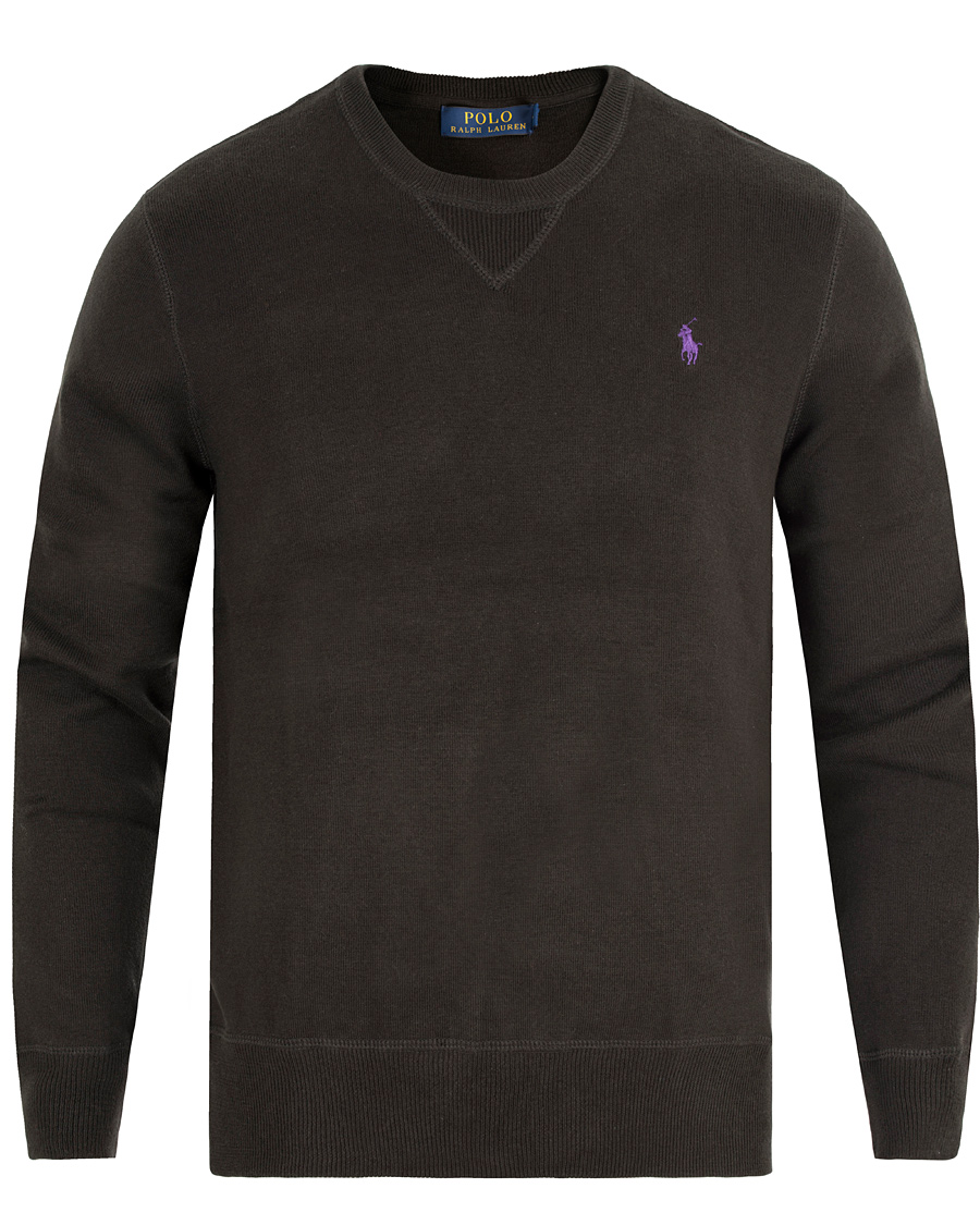 Herre | Gensere | Polo Ralph Lauren | Crew Neck Knitted Sweater Polo Black