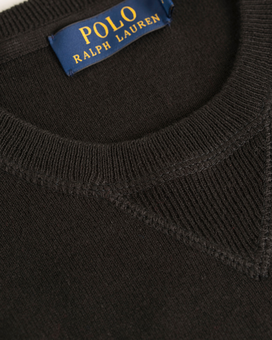 Herre | Gensere | Polo Ralph Lauren | Crew Neck Knitted Sweater Polo Black