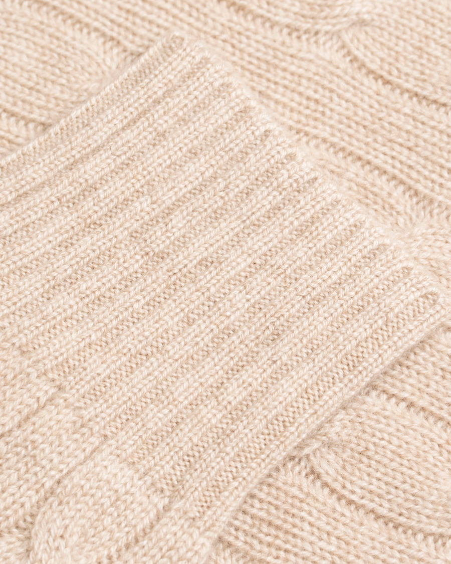 Herre | Gensere | Polo Ralph Lauren | Cashmere Knitted Cable Oatmeal