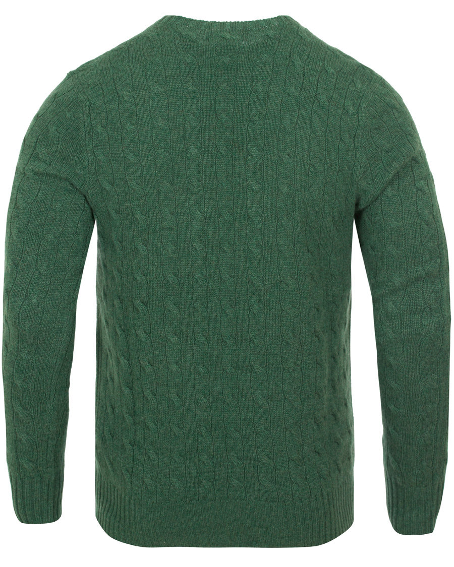 Herre | Gensere | Polo Ralph Lauren | Cashmere Knitted Cable Baron Green Heather