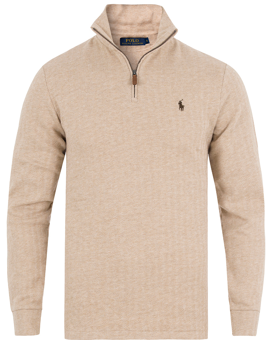 ralph lauren half zip beige