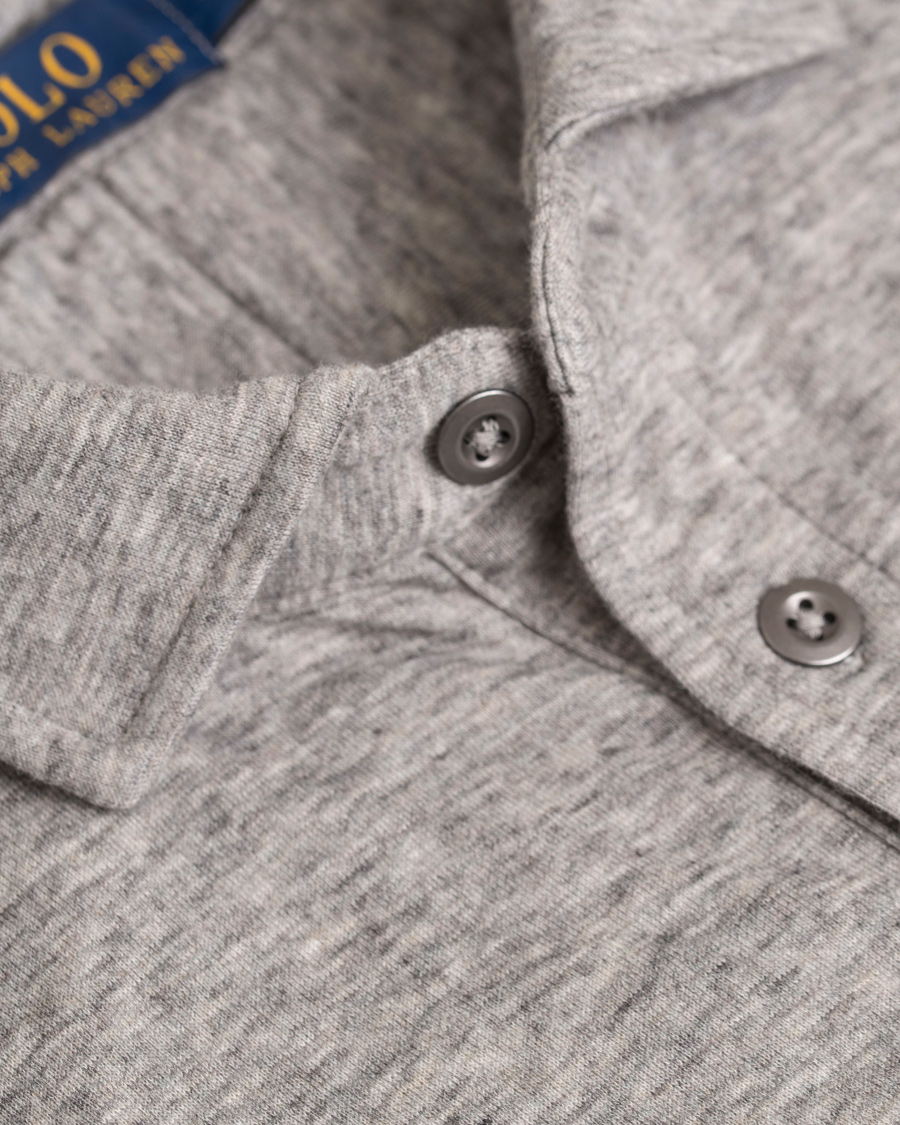 Herre | Gensere | Polo Ralph Lauren | Long Sleeve Jersey Pocket polo Battalion Heather