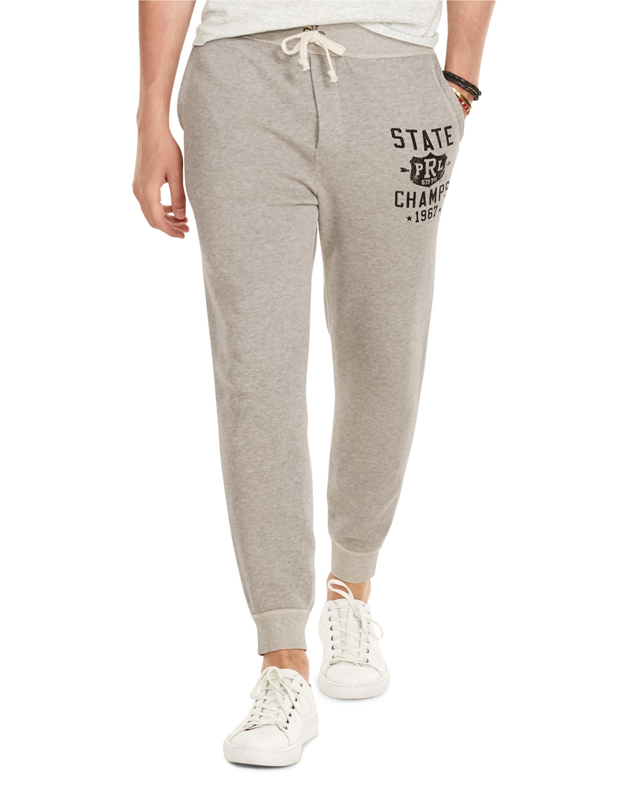 Herre | Bukser | Polo Ralph Lauren | State Champs Sweatpants Salt & Peppar