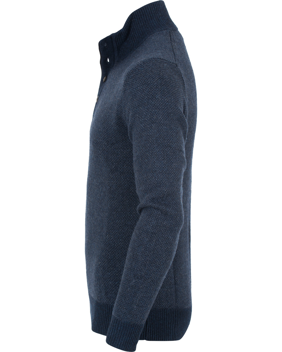 Herre | Gensere | Polo Ralph Lauren | Half Button Birdseye Sweater Navy