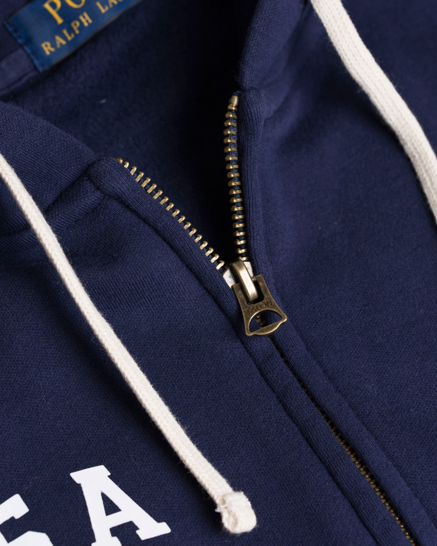 Herre | Gensere | Polo Ralph Lauren | USA Full Zip Hoodie French Navy