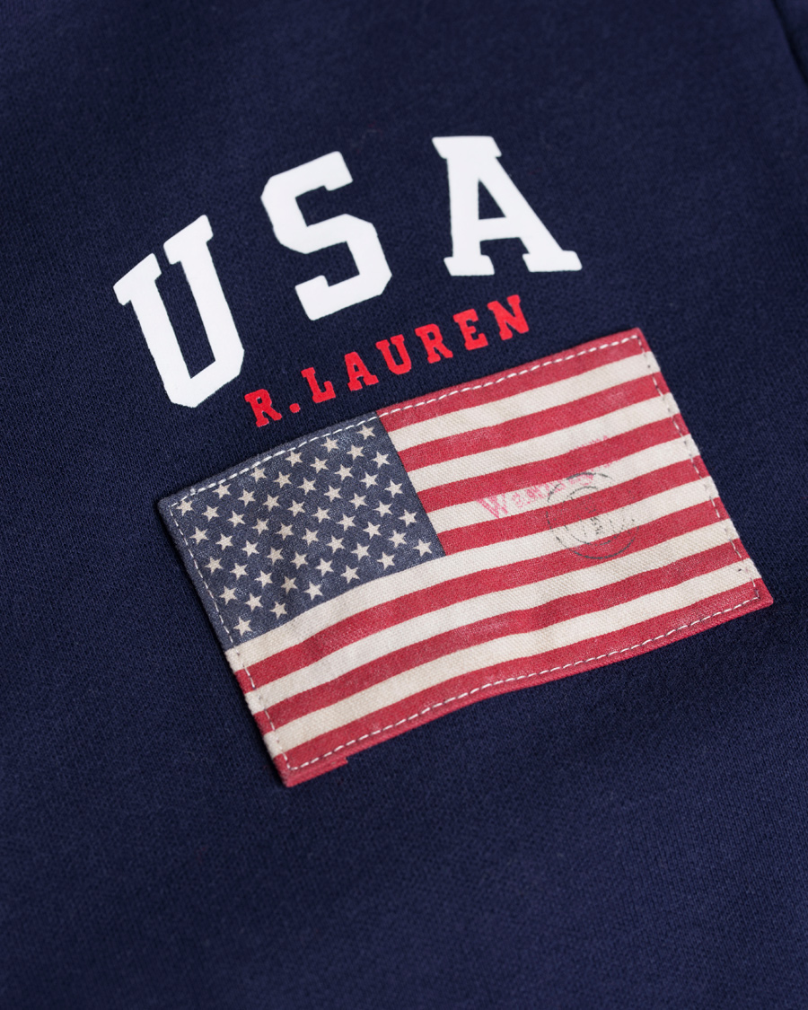 Herre | Gensere | Polo Ralph Lauren | USA Full Zip Hoodie French Navy