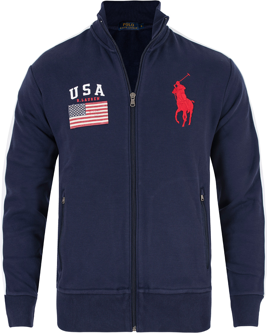Herre | Gensere | Polo Ralph Lauren | USA Track Jacket French Navy