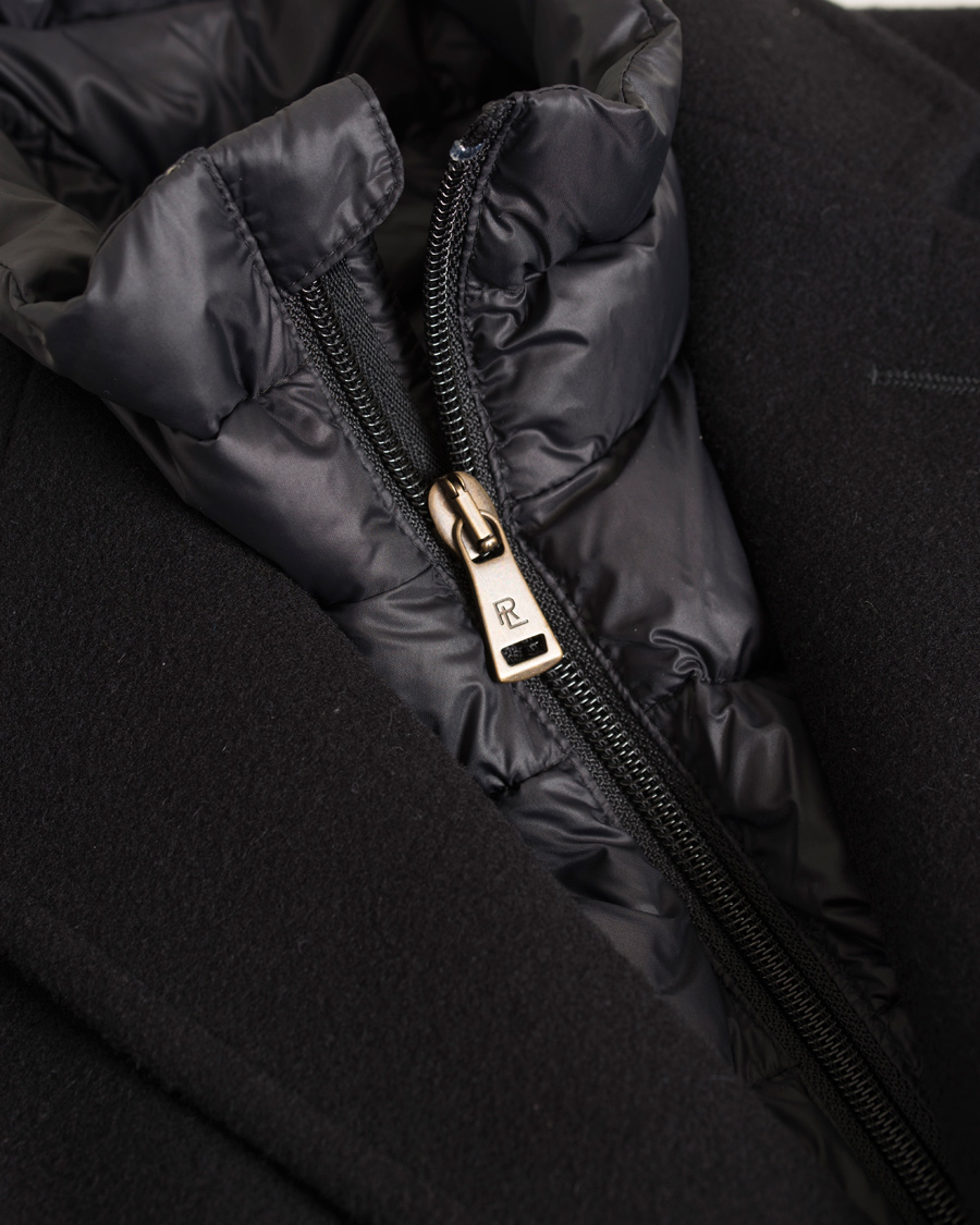 Herre | Jakker | Polo Ralph Lauren | Clothing Solid Melton Wool Top Coat Black