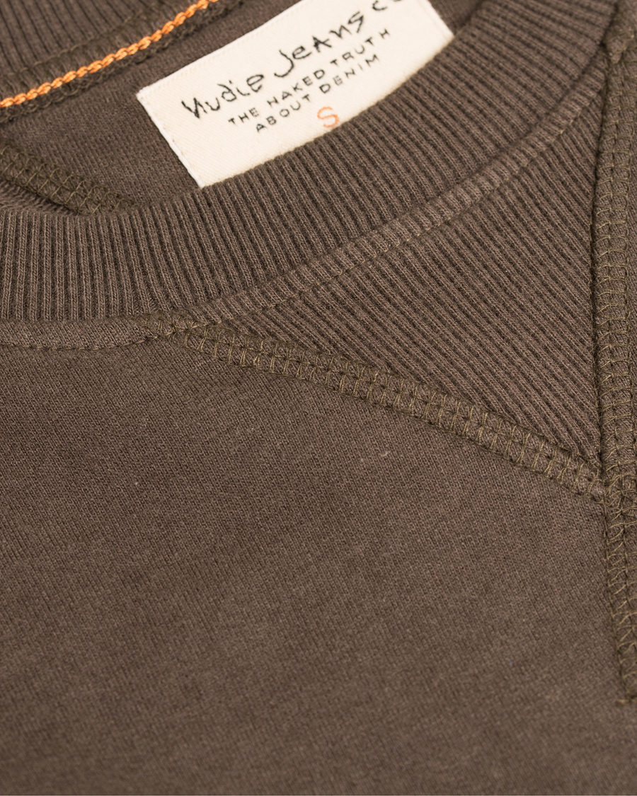 Herre | Gensere | Nudie Jeans | Sven Light Sweatshirt Bunker Green