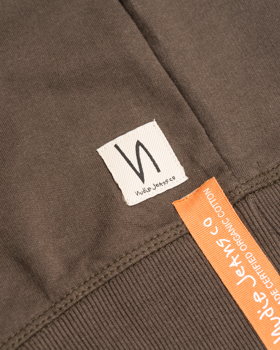 Herre | Gensere | Nudie Jeans | Sven Light Sweatshirt Bunker Green