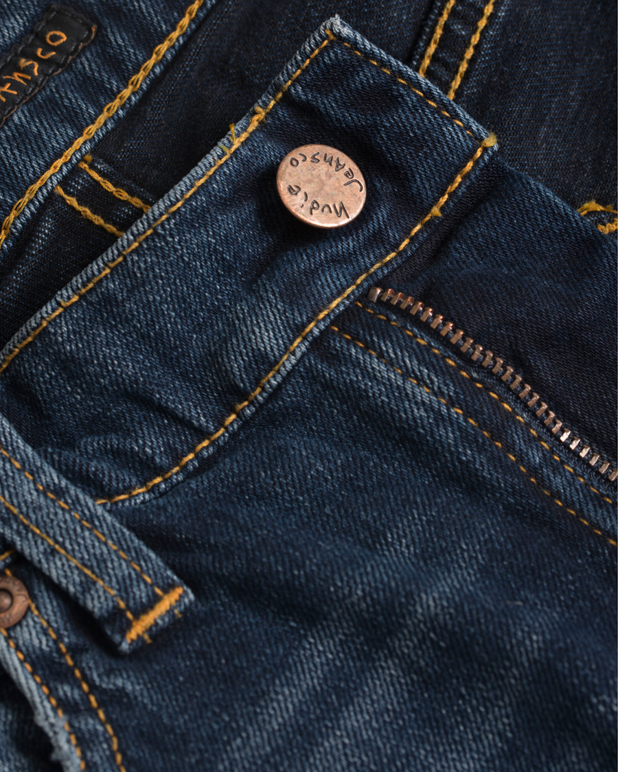 Herre | Jeans | Nudie Jeans | Lean Dean Organic Slim Fit Stretch Jeans Dark Indigo