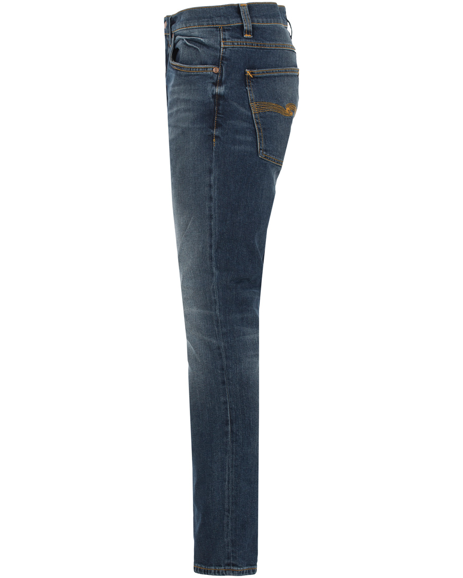 Herre | Jeans | Nudie Jeans | Lean Dean Organic Slim Fit Stretch Jeans Dark Indigo