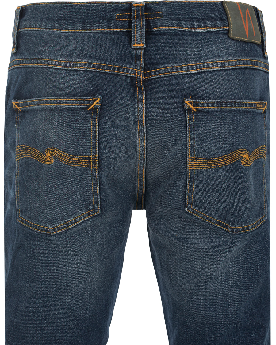 Herre | Jeans | Nudie Jeans | Lean Dean Organic Slim Fit Stretch Jeans Dark Indigo
