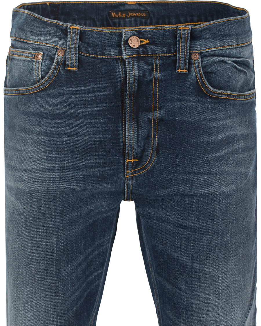 Herre | Jeans | Nudie Jeans | Lean Dean Organic Slim Fit Stretch Jeans Dark Indigo