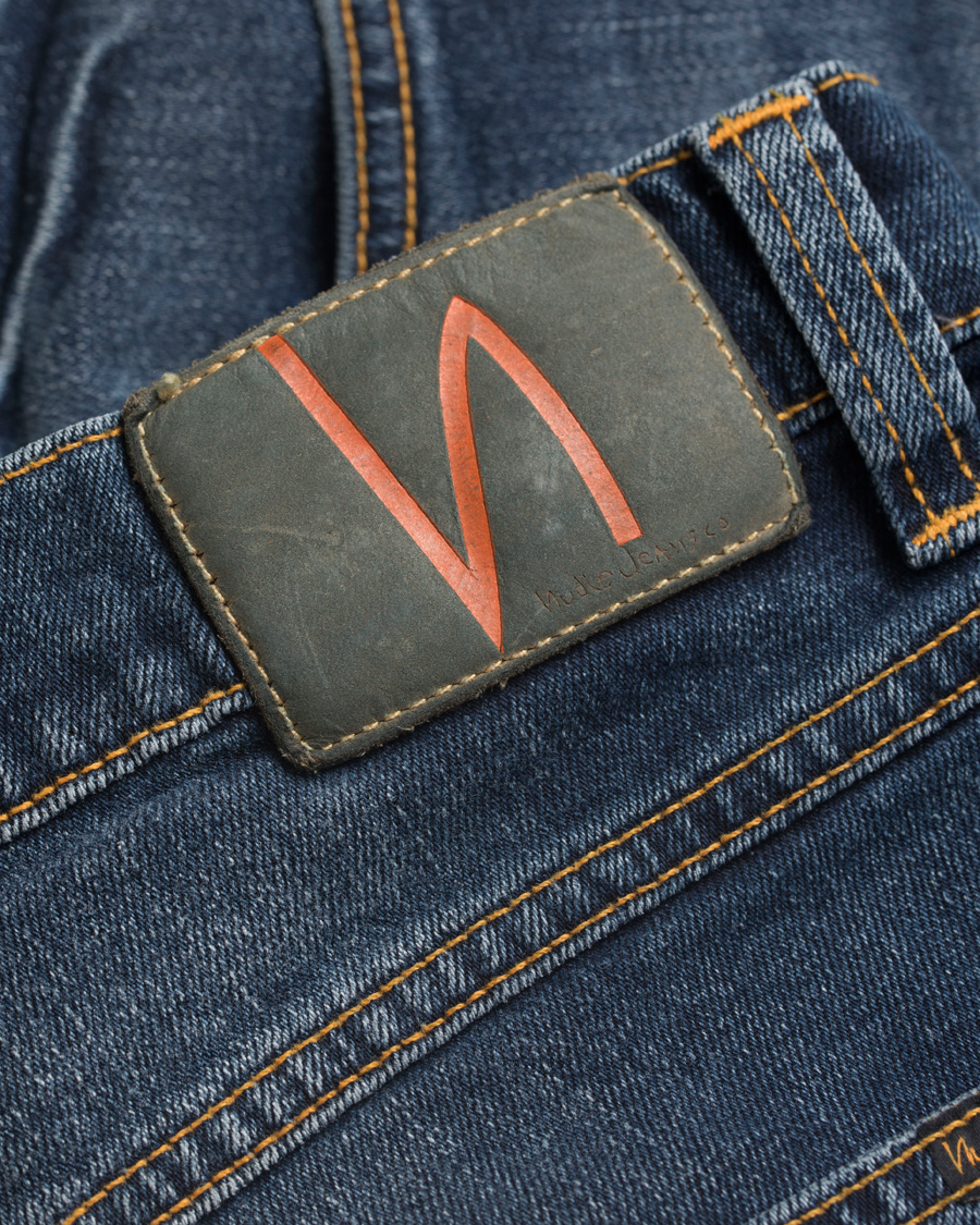 Herre | Jeans | Nudie Jeans | Lean Dean Organic Slim Fit Stretch Jeans Dark Indigo