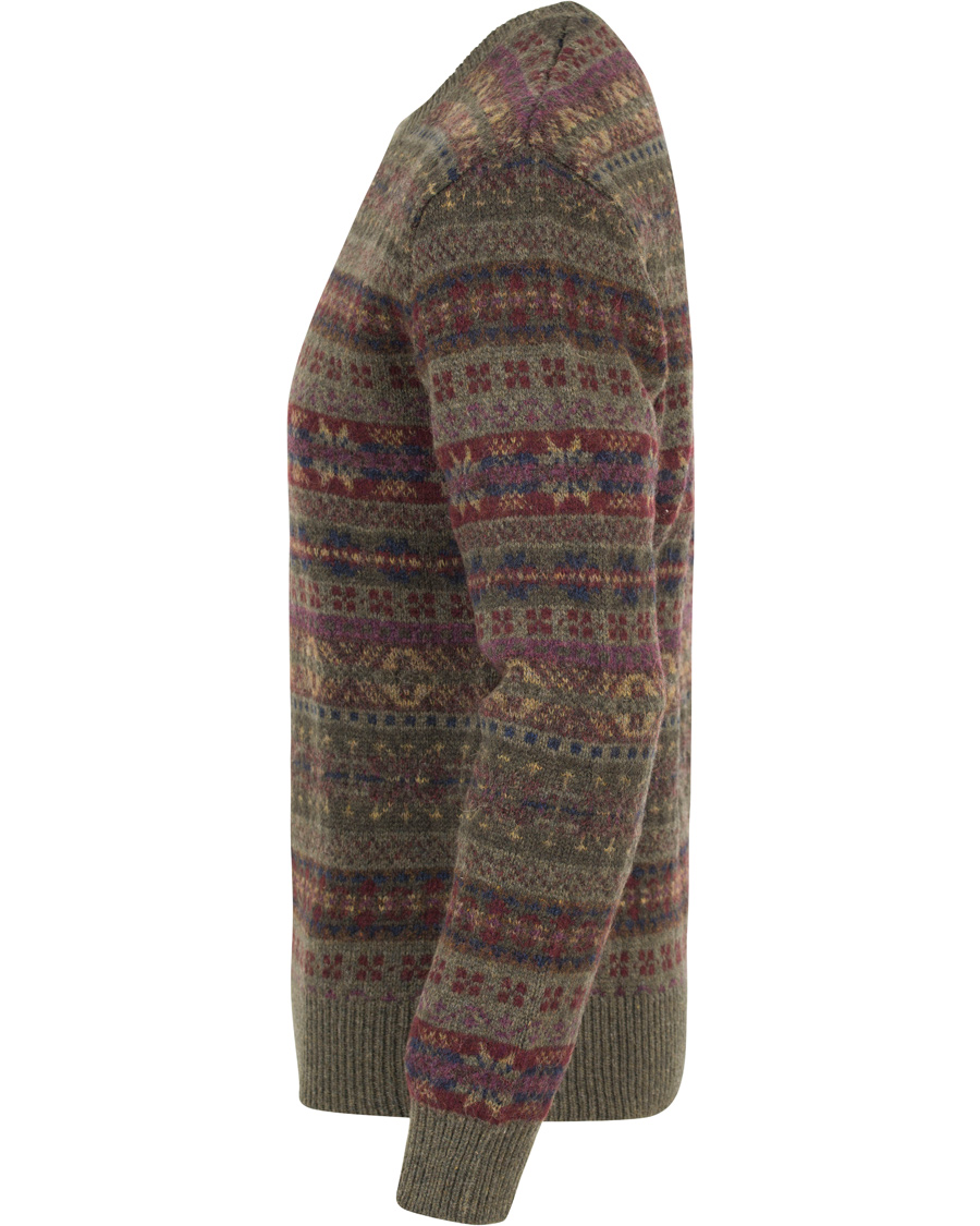Herre | Gensere | Polo Ralph Lauren | Knitted Wool Sweater Olive Fairisle