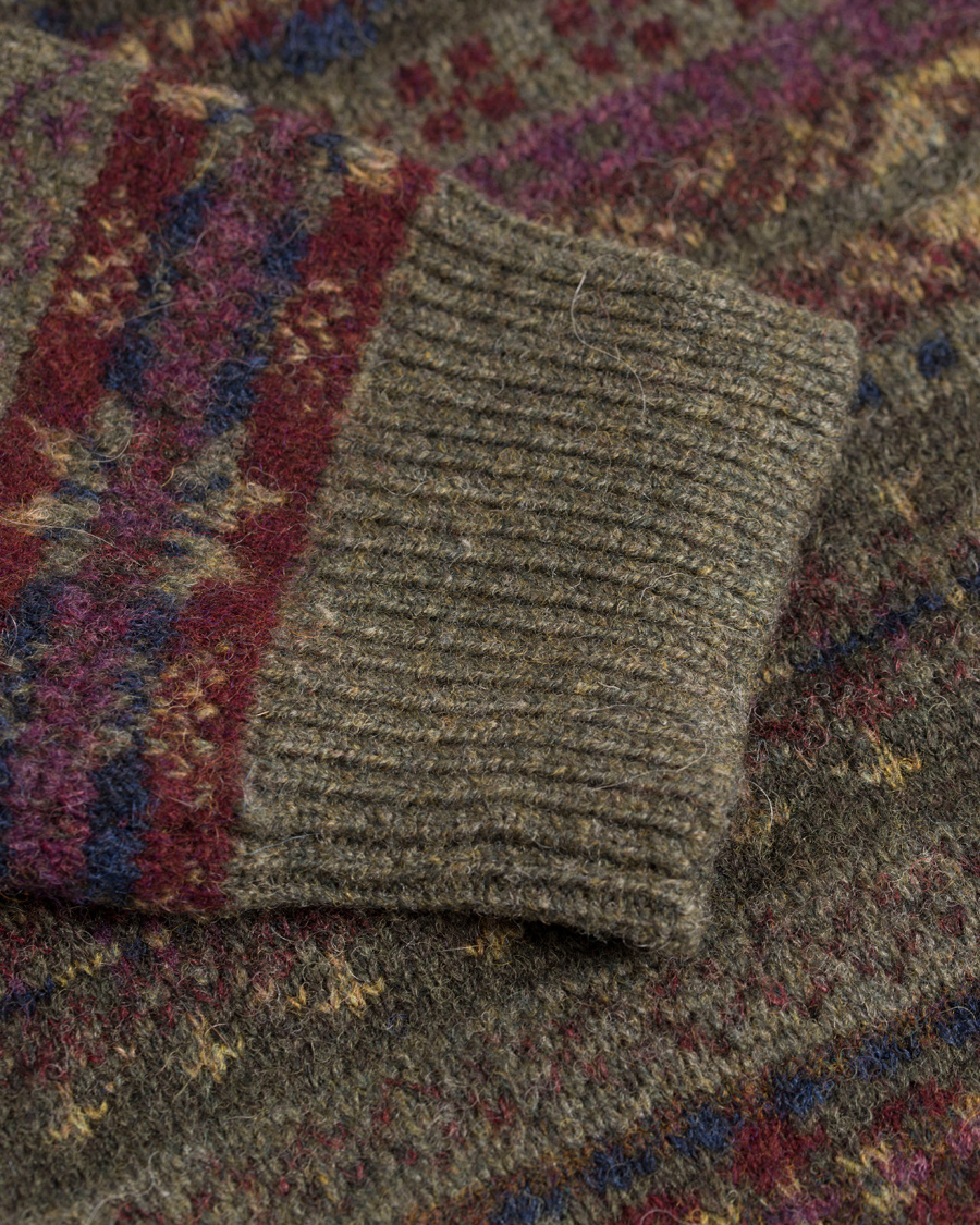 Herre | Gensere | Polo Ralph Lauren | Knitted Wool Sweater Olive Fairisle