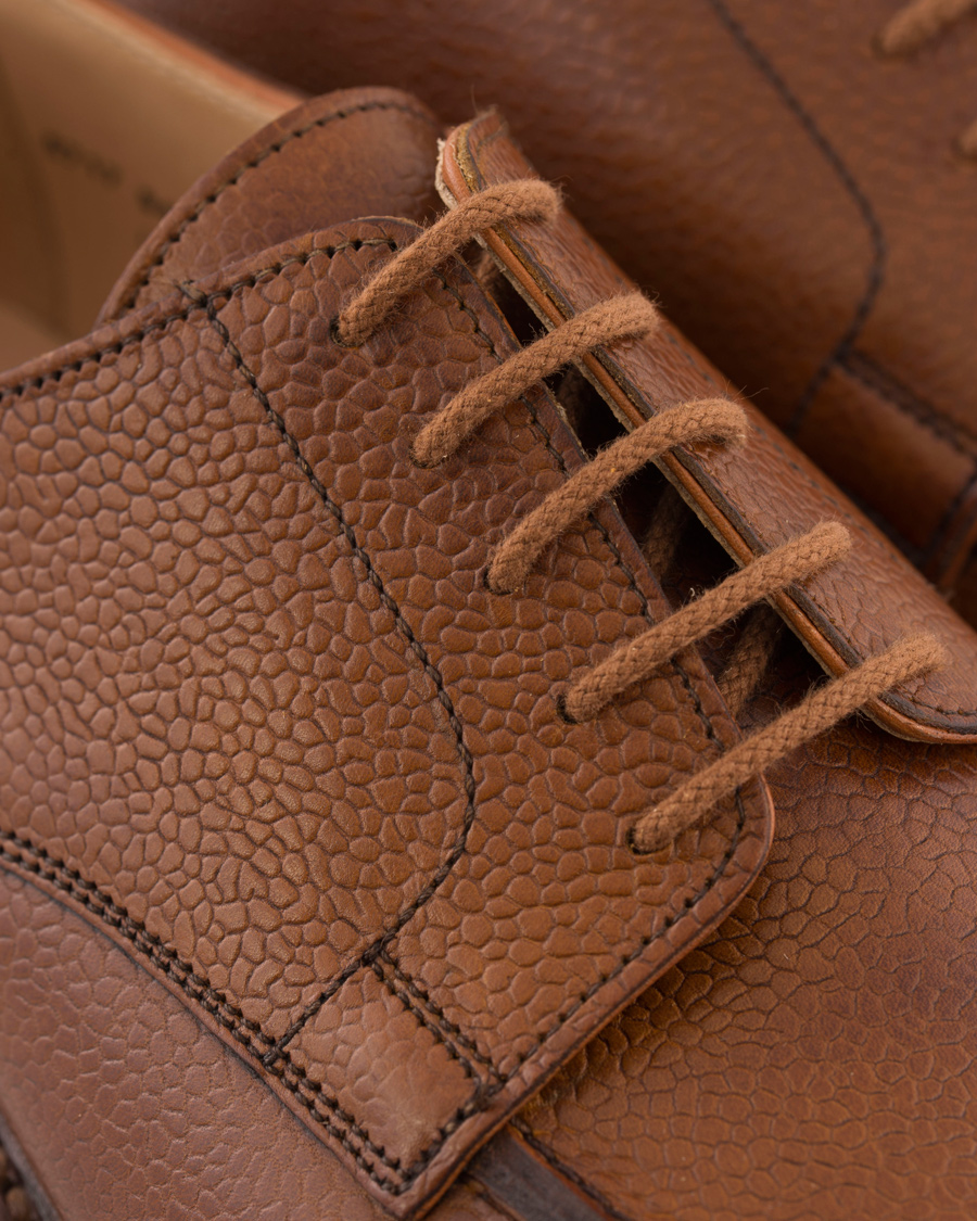 Herre | Crockett & Jones Durham Split Toe Derbys Tan Grained Calf | Crockett & Jones | Durham Split Toe Derbys Tan Grained Calf