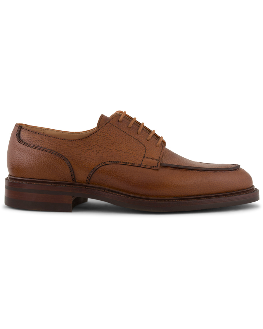 Herre | Crockett & Jones Durham Split Toe Derbys Tan Grained Calf | Crockett & Jones | Durham Split Toe Derbys Tan Grained Calf