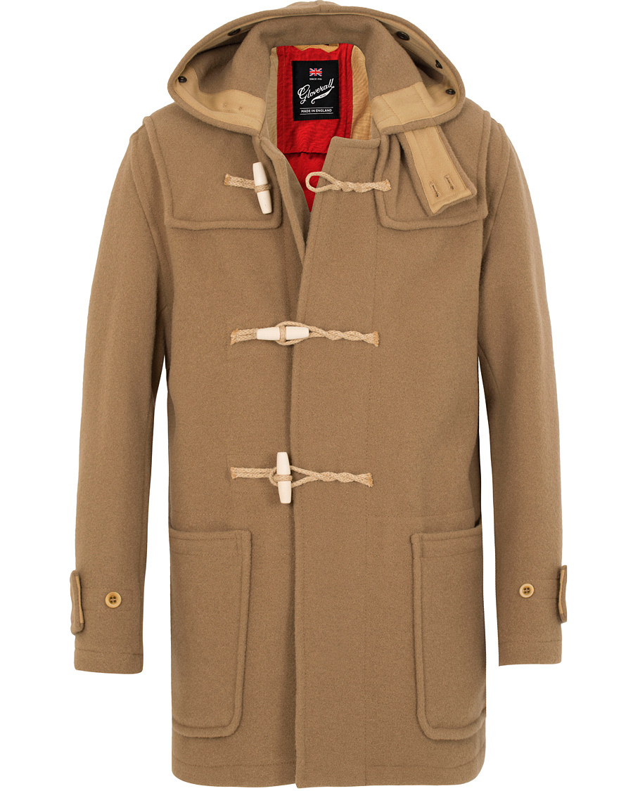Herre | Jakker | Gloverall | Flag Monty Mid Length Duffle Camel