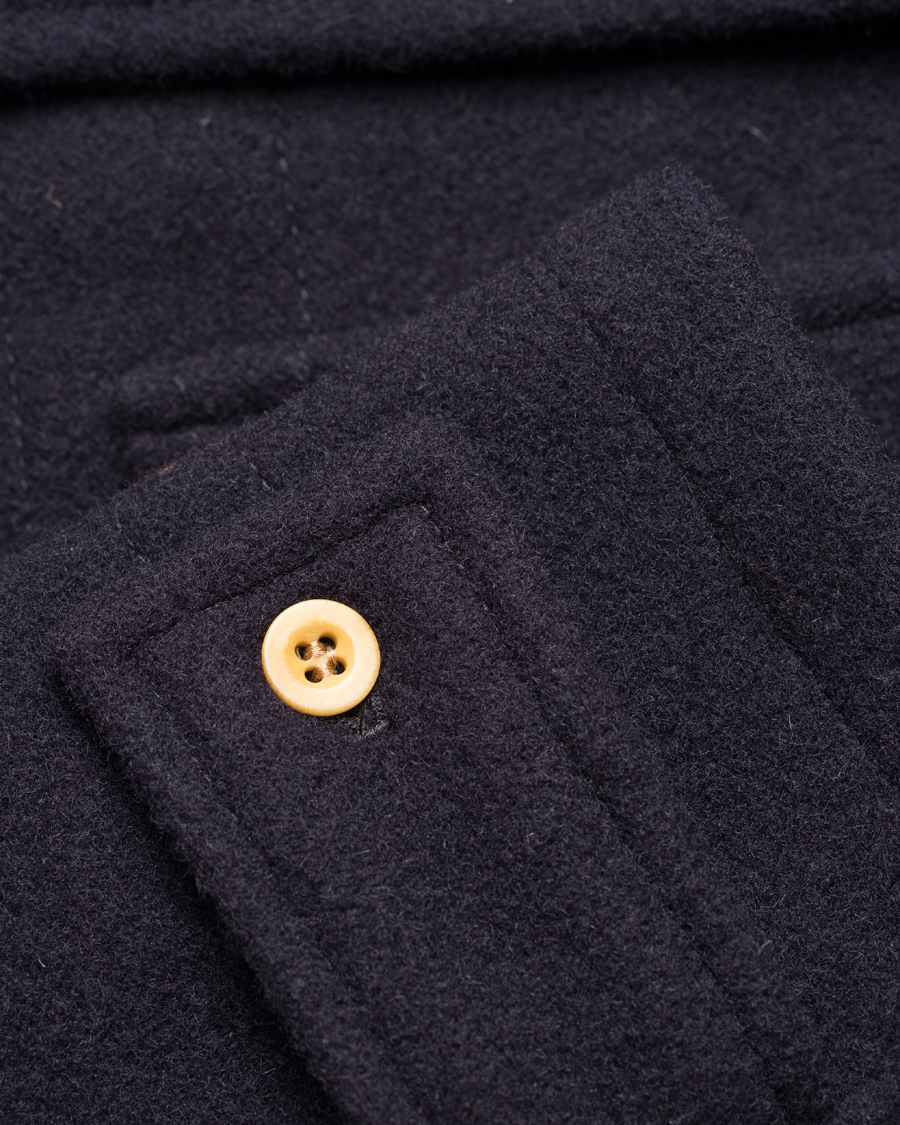 Herre | Jakker | Gloverall | Flag Monty Mid Length Duffle Navy