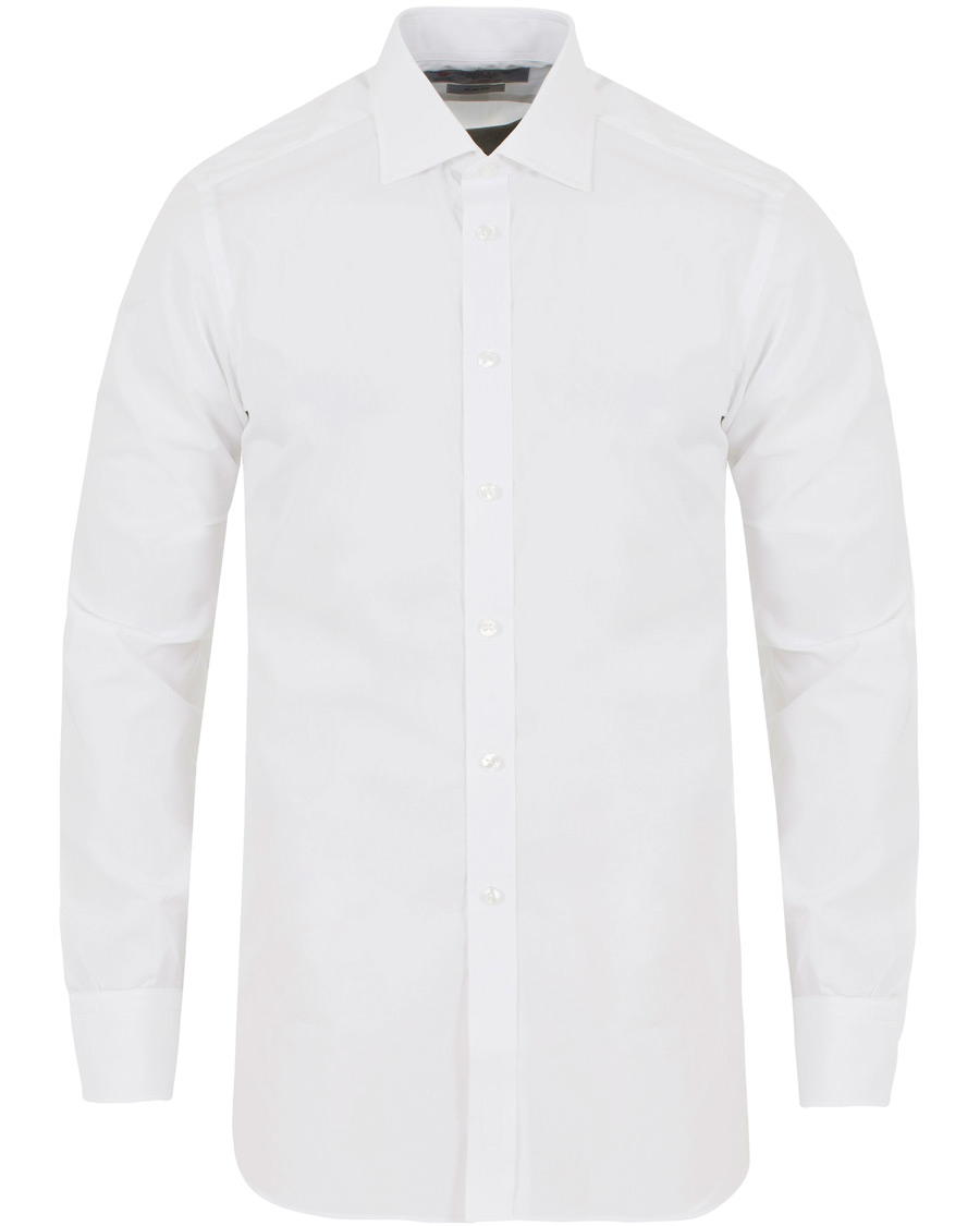 Herre | Skjorter | Turnbull & Asser | Slim Fit Poplin Shirt White
