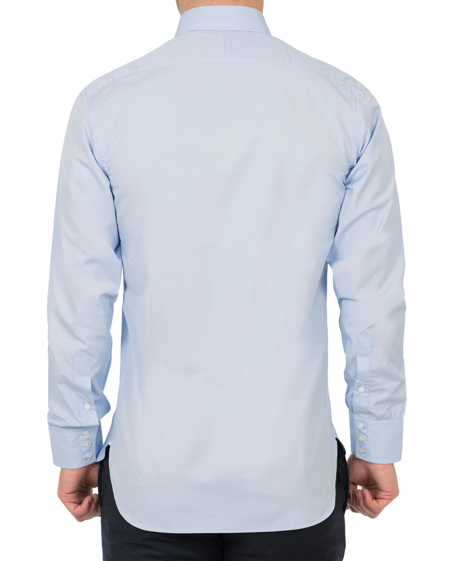 Herre | Skjorter | Turnbull & Asser | Slim Fit Poplin Shirt Light Blue