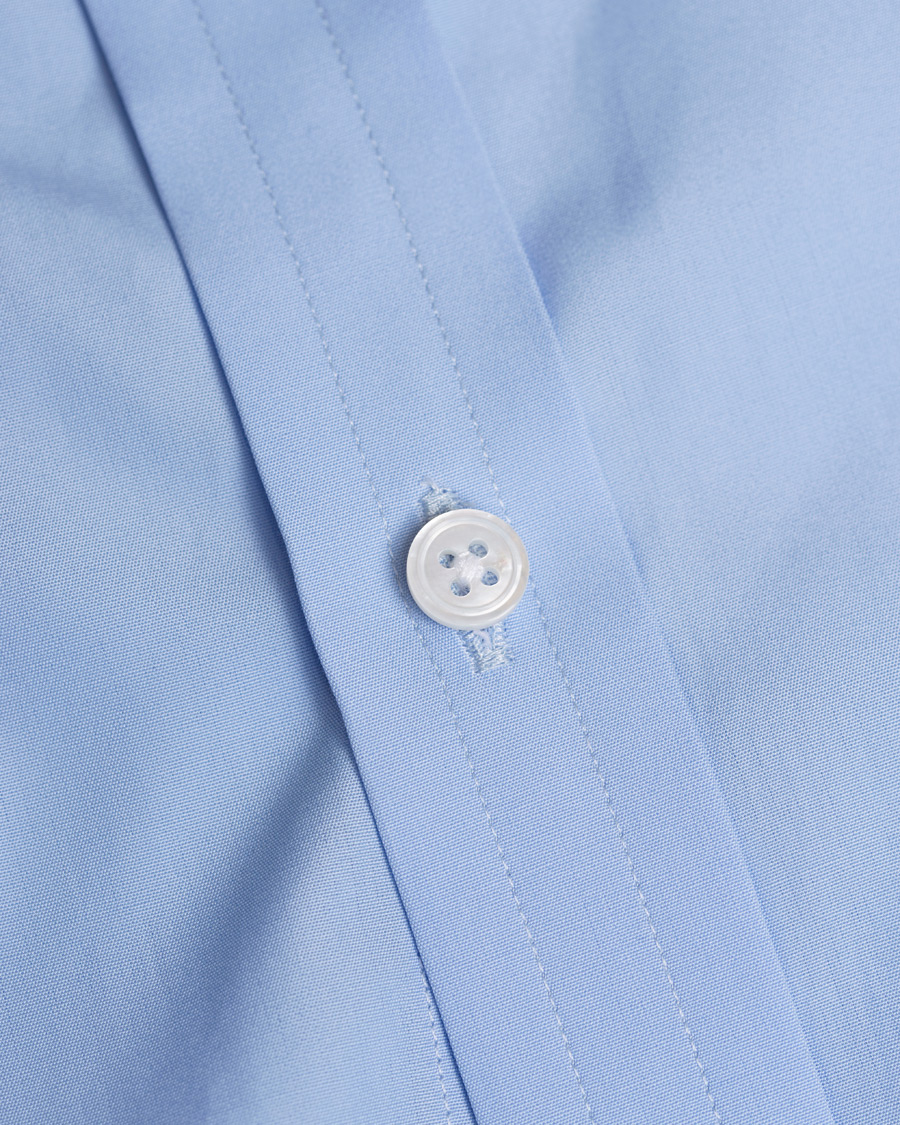 Herre | Skjorter | Turnbull & Asser | Slim Fit Poplin Shirt Light Blue