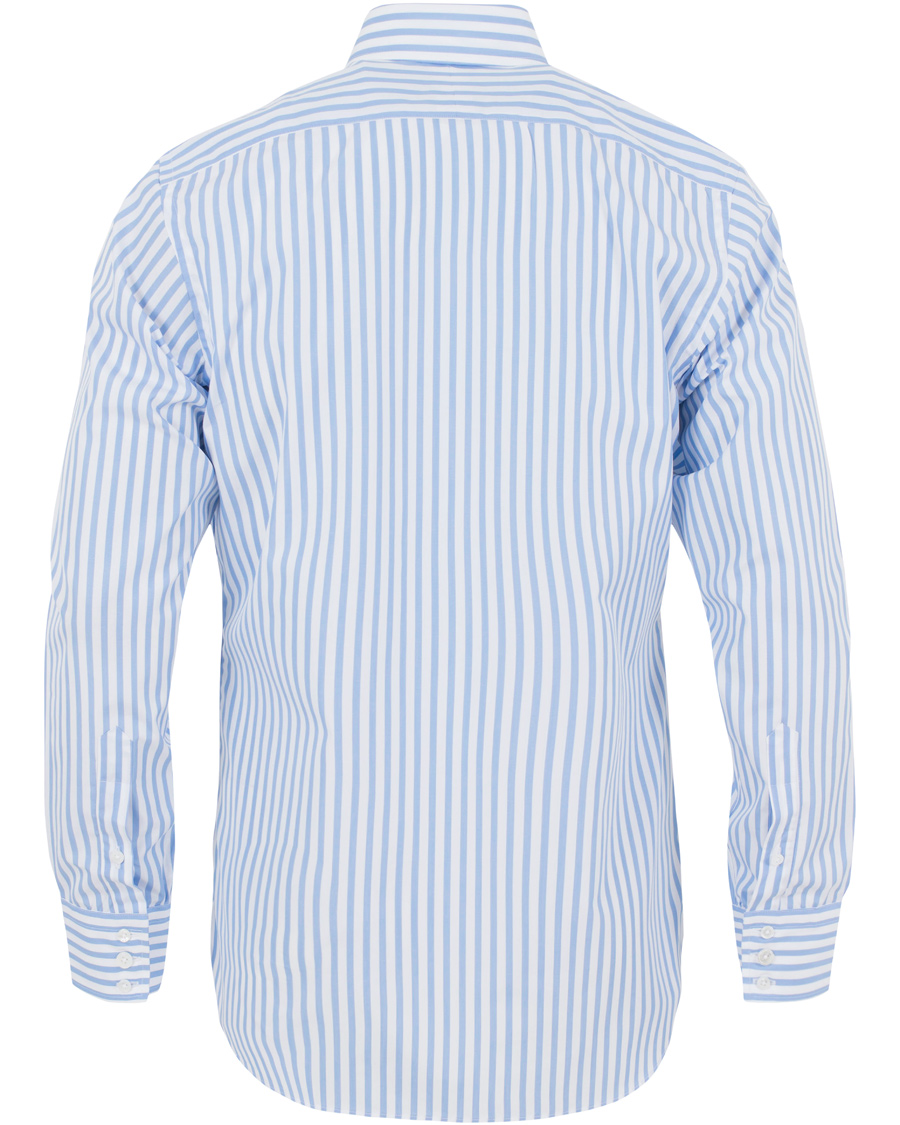 Herre | Skjorter | Turnbull & Asser | Slim Fit Bengal Stripe Shirt Light Blue