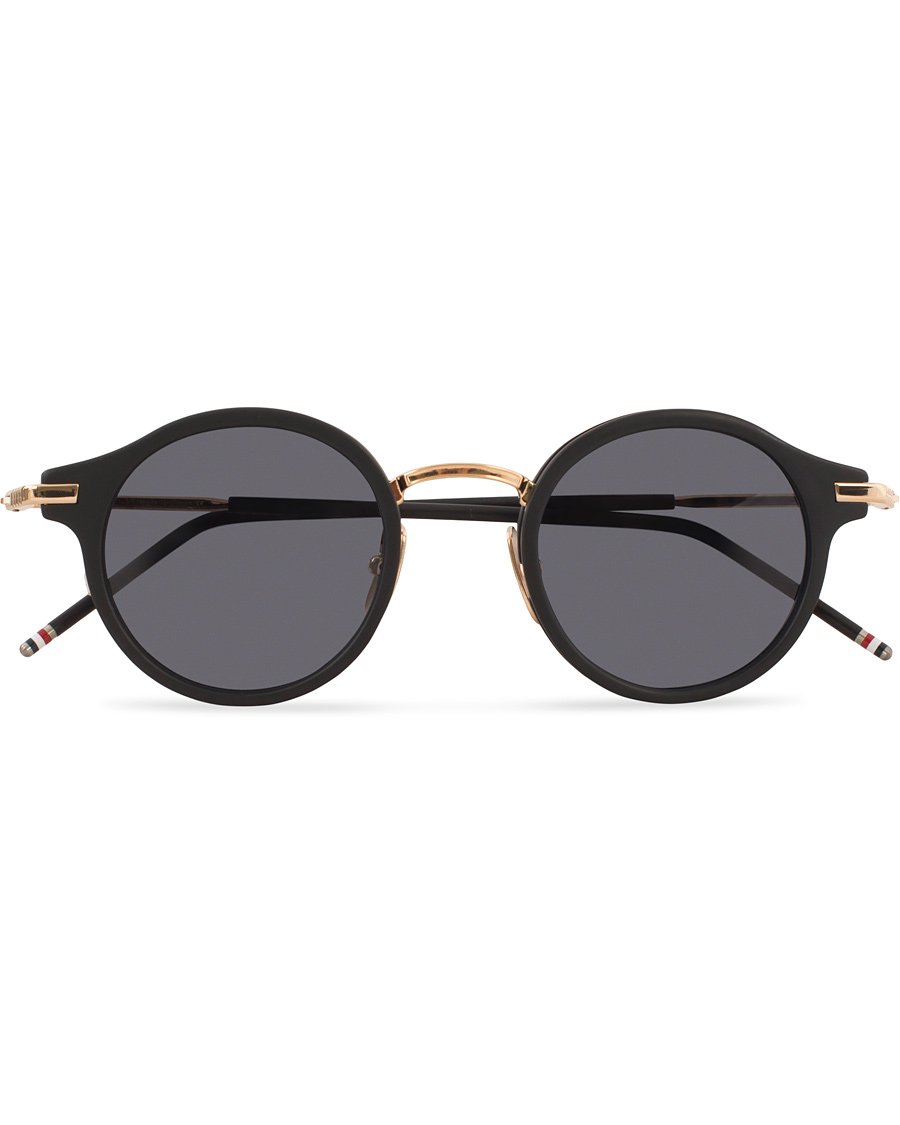 Herre | Thom Browne TB-807 Sunglasses Matte Black/Dark Grey | Thom Browne | TB-807 Sunglasses Matte Black/Dark Grey