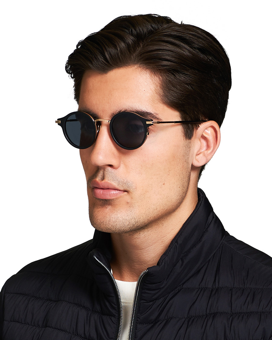 Herre | Thom Browne TB-807 Sunglasses Matte Black/Dark Grey | Thom Browne | TB-807 Sunglasses Matte Black/Dark Grey