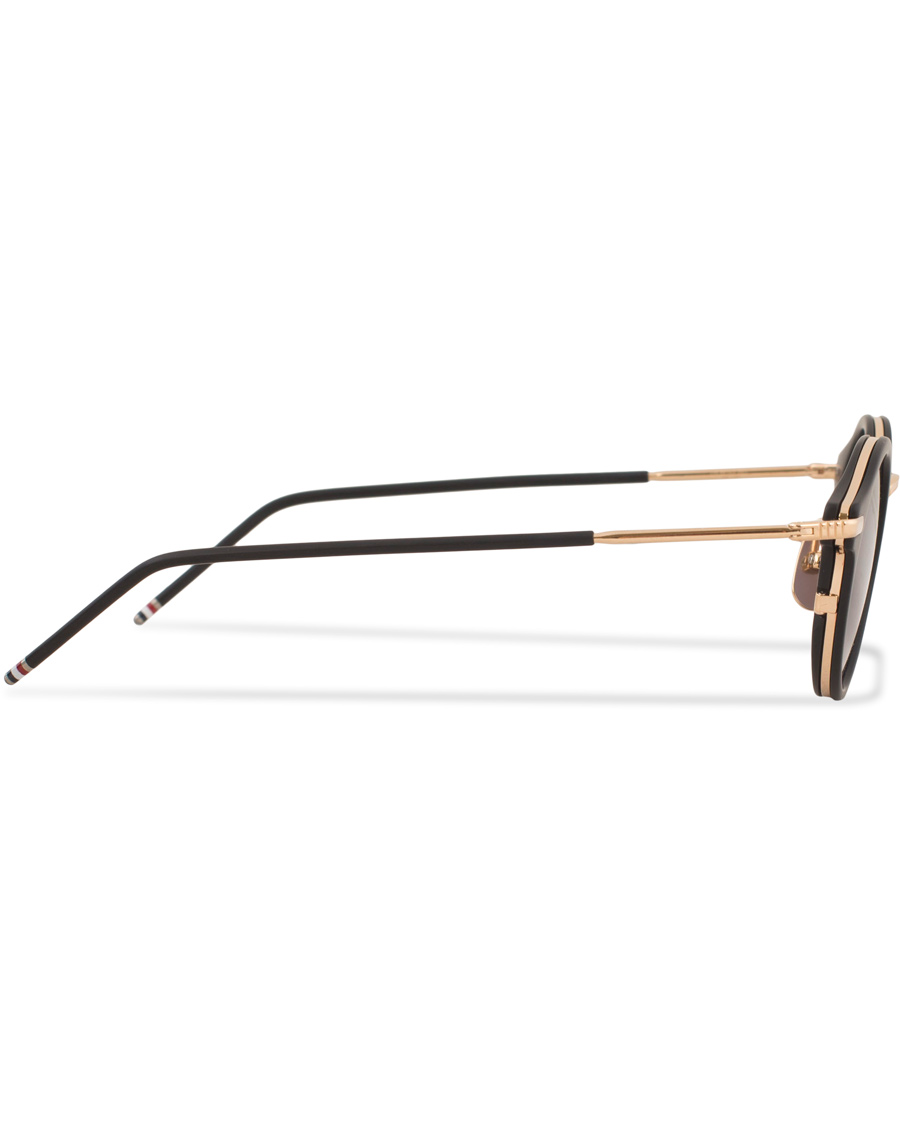 Herre | Thom Browne TB-807 Sunglasses Matte Black/Dark Grey | Thom Browne | TB-807 Sunglasses Matte Black/Dark Grey