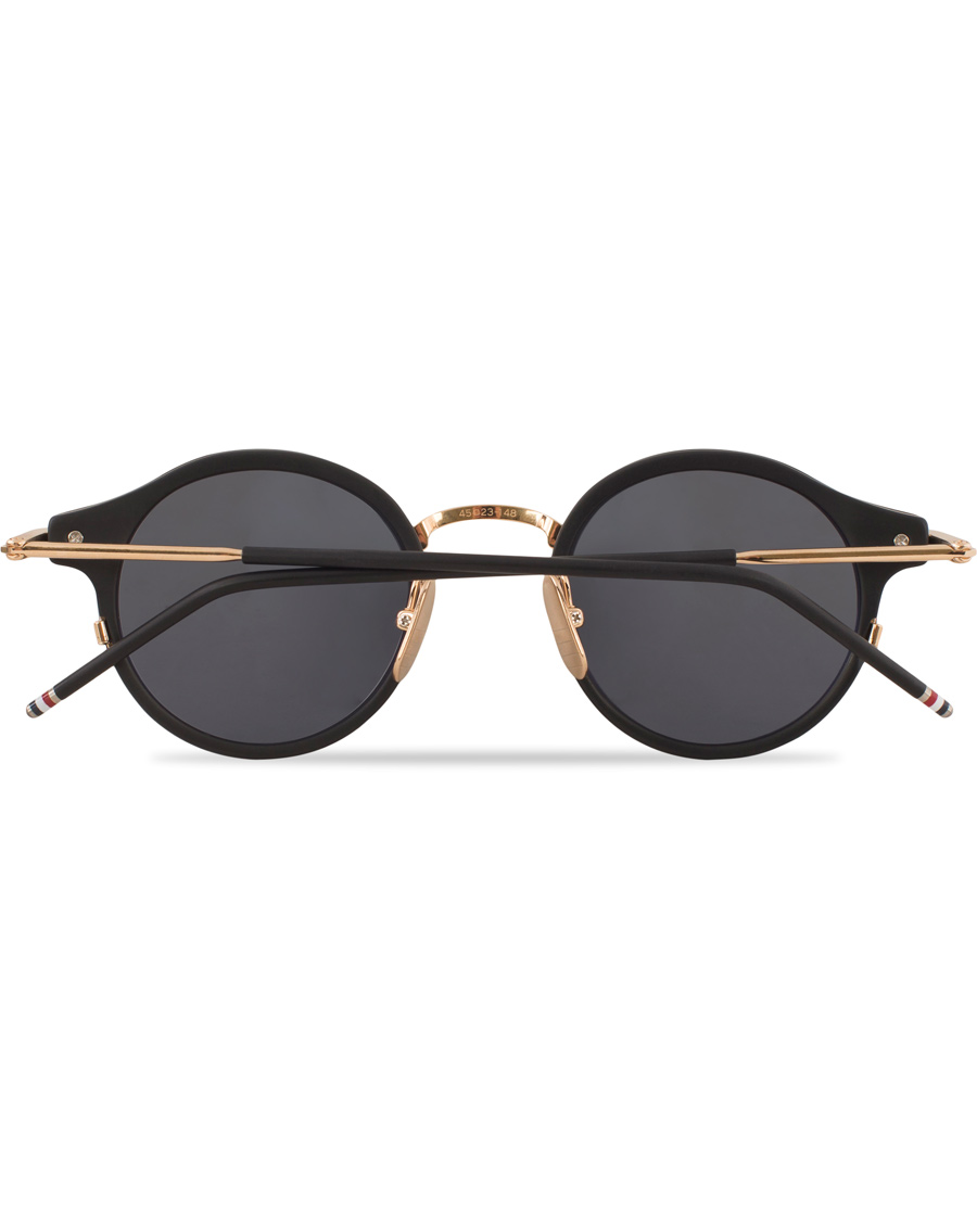 Herre | Thom Browne TB-807 Sunglasses Matte Black/Dark Grey | Thom Browne | TB-807 Sunglasses Matte Black/Dark Grey