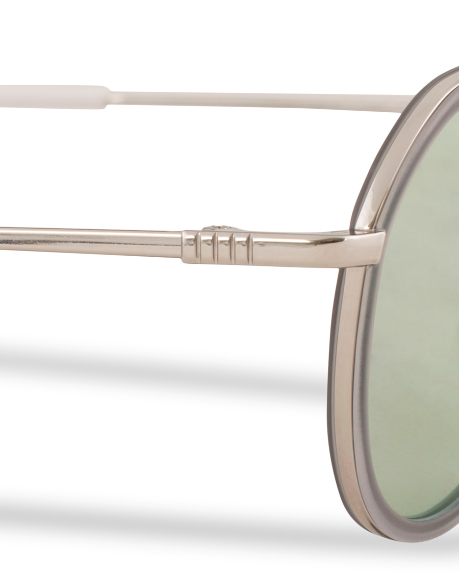 Herre | Thom Browne TB-801 Sunglasses Shiny Silver/Dark Grey | Thom Browne | TB-801 Sunglasses Shiny Silver/Dark Grey
