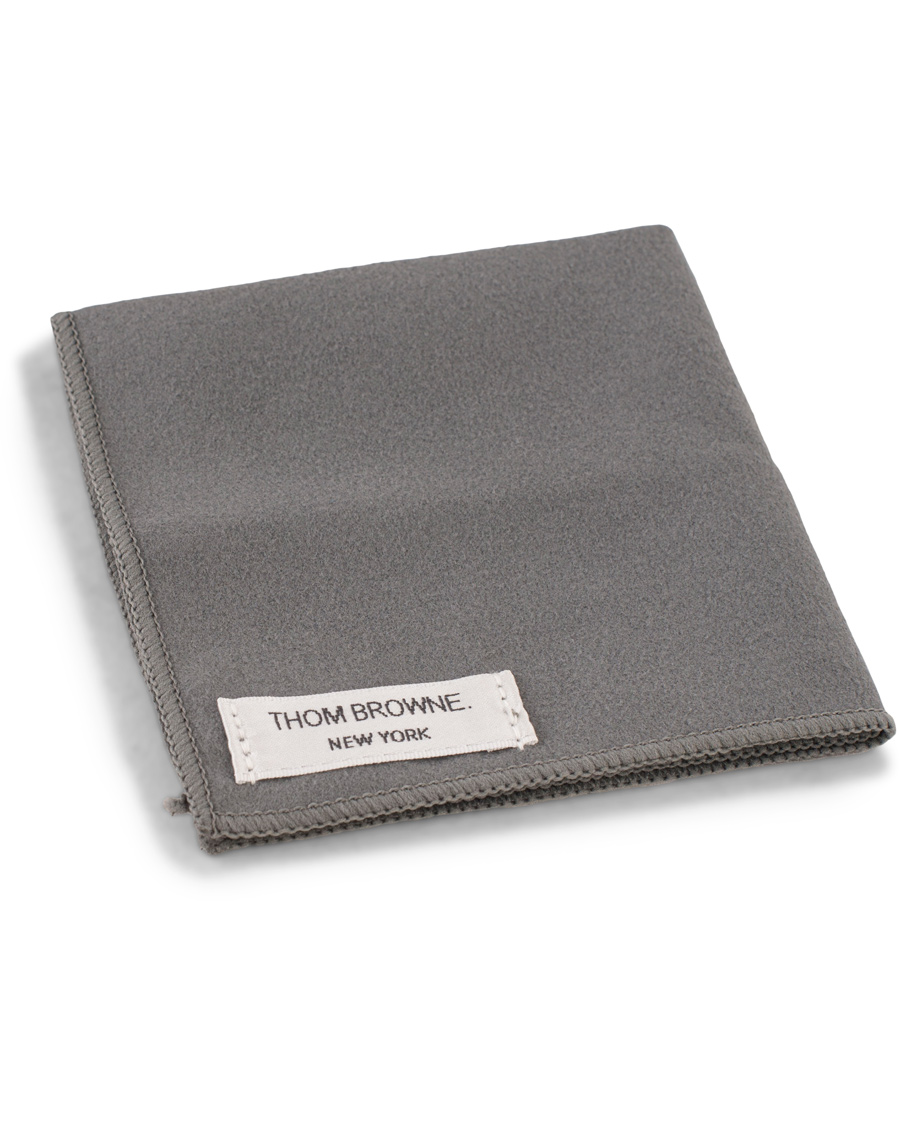 Herre | Thom Browne TB-801 Sunglasses Shiny Silver/Dark Grey | Thom Browne | TB-801 Sunglasses Shiny Silver/Dark Grey