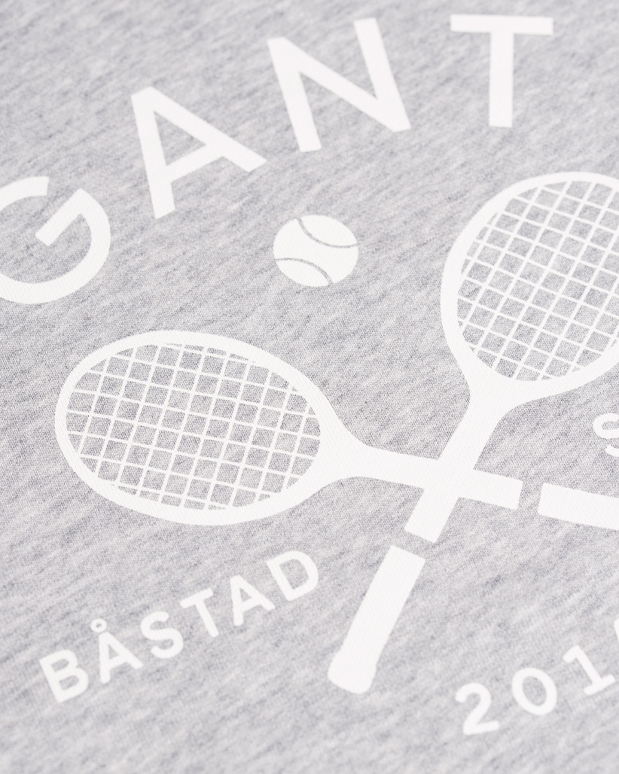 Herre | Gensere | GANT | Båstad C-Neck Sweat Grey Melange