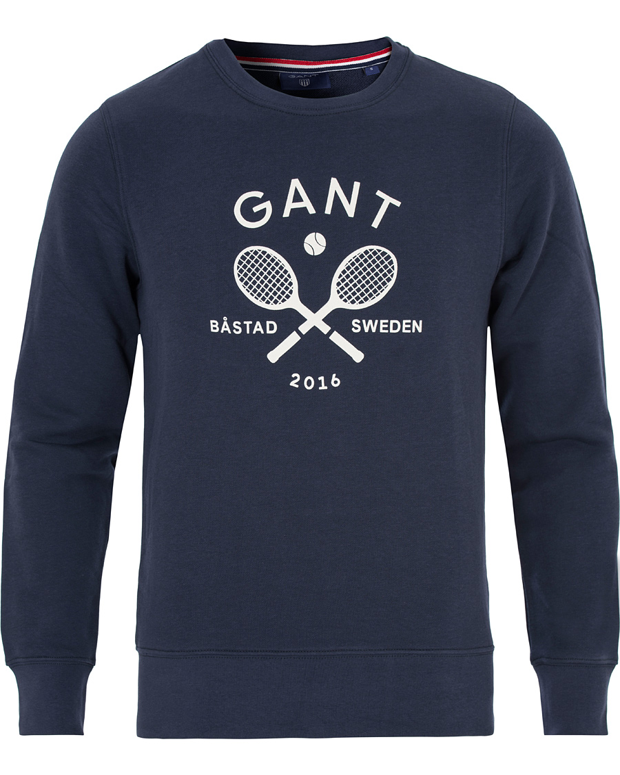 Herre | Gensere | GANT | Båstad C-Neck Sweat Marine